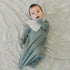 Pack 2 Woolino Merino Wool Baby Bibs - Highly Absorbent Bandana Bib with Cotton Outer Layer and Merino Wool Inner Layer