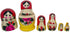 Set 6 5.75 Inches BestPysanky of Wooden Dolls Nesting Dolls Semenov Matryoshka