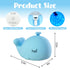 7 Cute Night Light Gifts for Kids, Colors Blue Whale Toys Cute Lamp,Soft Silicone Baby Night Light,Silicone Whale