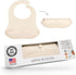 Moss and Fawn Gather & Roll Bib - Washable Waterproof Silicone Baby
