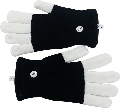 Luwint LED Colorful Flashing Finger Lighting Gloves - Glow Rave Cool Toys for Teens