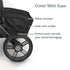 V2 V3 UPPAbaby Basket Cover for Vista and Vista Strollers - Protects and Conceals Belongings - Easy Attachment