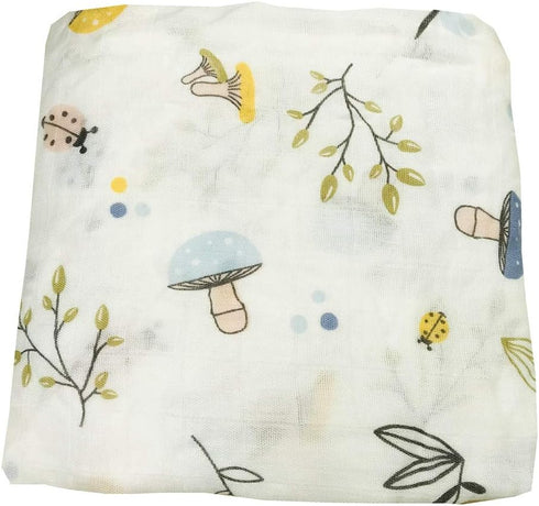 Organic Cotton Soft Muslin Swaddle Blankets Premium Receiving Blanket|Toddler| Bath Towels |