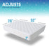 Venneti Crib Mattress Cover - Cotton Waterproof Mattress Protector for Newborn - Premium Quality Hypoallergenic