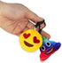 (64 Pack) Dreampark Emoticon Keychain Mini Cute Plush Pillows, Party Favors for Kids Valentine's Day Gifts / Birthday