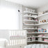 Flexible Clip Mount for Vtech VM901 and VM919HD, Gooseneck Baby Monitor Holder for Crib, White