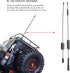 2 Pcs Black Metal RC Antenna, Decoration Accessory Parts for RC Crawler Car