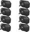 Baby Gate Wall Protector, 8 Pack Black, Protect Walls & Doorways from Pet & Dog Gates, Pressure Mounted