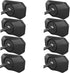 Baby Gate Wall Protector, 8 Pack Black, Protect Walls & Doorways from Pet & Dog Gates, Pressure Mounted