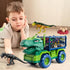 2-4, 3-5 8 2 3 4 5 6 Dinosaur Truck for Kids Dinosaur Action Figure Toys for Toddler with Dinosaur Figures, Play Mat
