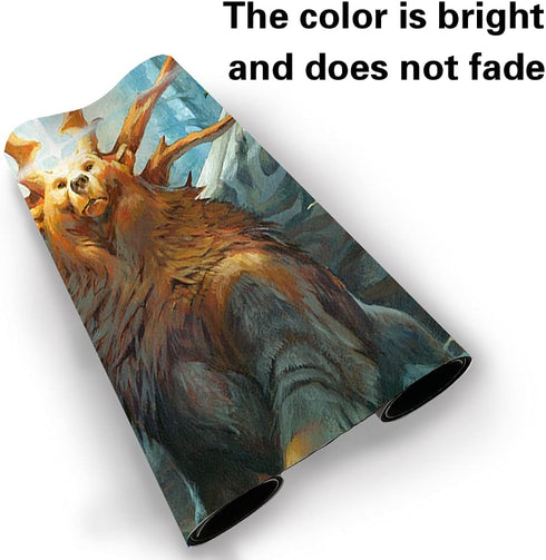 Board Game TCG Playmat Table Mats Size 60X35 cm Mousepad for MTG CCG RPG Trading Card Game (AYULA, Queen Among Bears)