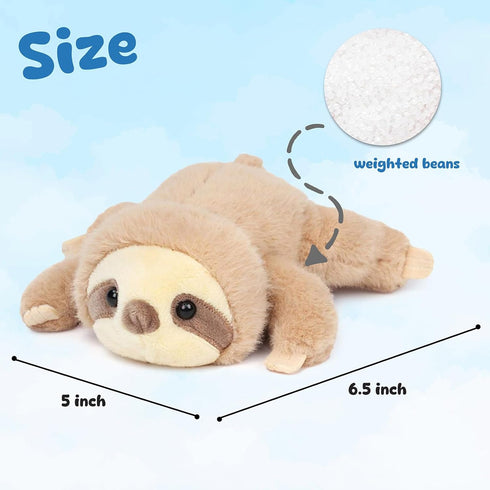 Adorable Sloth Stuffed Animal Soft Sloth Plush Toy Cute Birthday Gifts for Boys Girls Kids Toddlers
