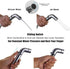 XKHLQLPEF Set Bidet Sprayer for Toilet Chrome Dual Function Cloth Diaper Washer Wall Mounted Hand Held Bidet Spray Kit