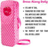Doll Storage Carrying Case - 2 Pack Combo for 18" Dolls, Organizer with Clear Window and Carrying Strap