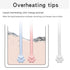 GKOXUQ Baby Milk Powder Stirrer Lovely Stir Stick Mixing Rod with Over-Heat Reminding Silicone Mixing Accessory