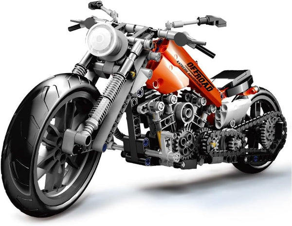ENHANA Motorcycle Toy Building Blocks Kit - Model Brick Toys Set for Boys - Motorcycle Model Gifts