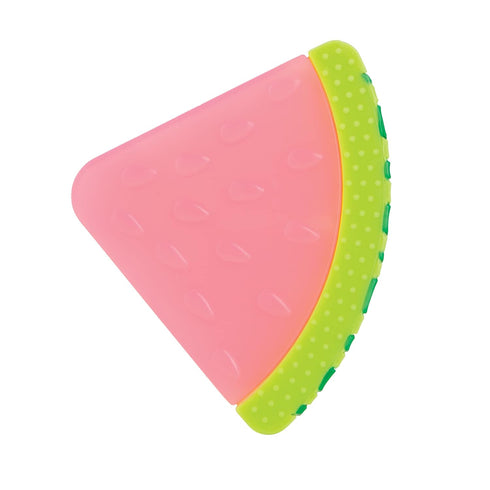 Nuby 100% Silicone Fruit Teether, Watermelon, 3M+