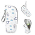 Qsvbeeqj Travel Milk Warmer Bag Infant Feeding Bottle Protective Cover Insulation Pouch Portable Organiser Bag Nursing