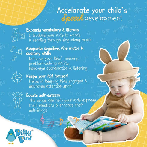 Ditty Bird Musical Toddler Books | Interactive Talking Book with Fun Sensory Songs of Australia for Toddlers 1-3 |