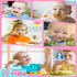 6-36M Baby bibs Waterproof Toddler bib - Feeding bib with Pocket for Infant Boy Girl Washable