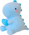 SQEQE Dinosaur Stuffed Animal - 12 Inch Loving Soft Dino Plush Toys with Heart for Valentine Day, Gift for Her