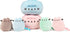 GUND Pusheen Rainbow Round Squisheen Plush, Squishy Stuffed Animal for Ages 8 and Up, 11” Rainbow