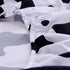 Soft Skin-friendly Printed Crib Sheet for Boys Girls, 2 Pack Fitted Crib Mattress Sheet (White Cow)