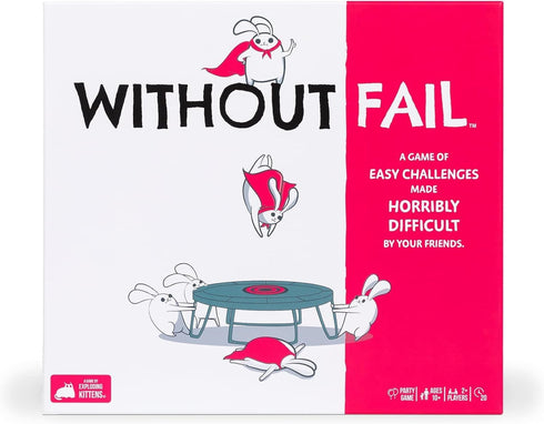 Without Fail by Exploding Kittens - 150 Cards for Strategic Gameplay, Family Games for Kids and Adults
