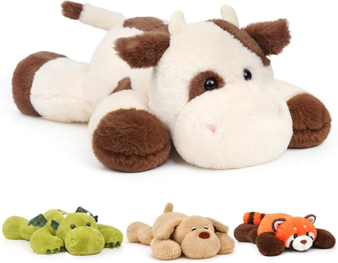 Weighted Cow Stuffed Animal Soft Weighted Plushes Cute Cow Plush Toy Birthday