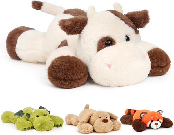 Weighted Cow Stuffed Animal Soft Weighted Plushes Cute Cow Plush Toy Birthday