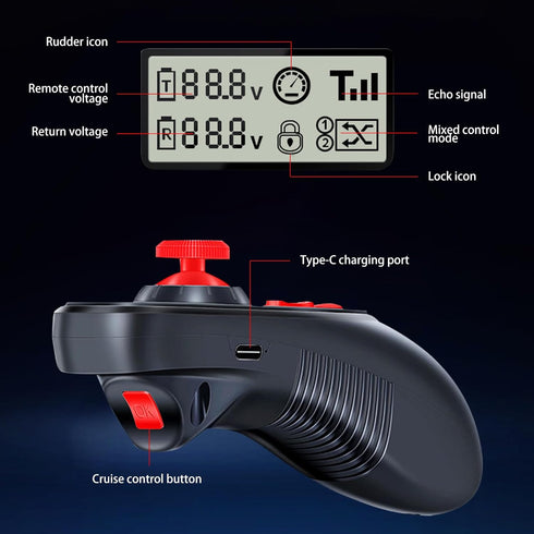 havcybin DS-600 6CH 2.4GHz 600 6 2 HOTRC RC Transmitter and Receiver Remote Controller with DS PWM Channel Receiver