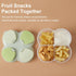 Formula Dispenser No-Spill with Four Compartment, Infant Milk Powder Dispenser Portable On The Go, Kids Snack Formula