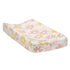 Lambs & Ivy Daisy Dreams Pink/White Checkered Soft Luxury Changing Pad Cover