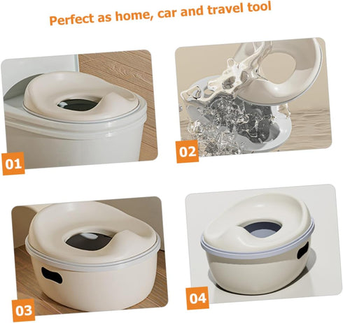 NUOBESTY Potty Training Toilet for Boy Girl Ergonomic Boy Girl Seat Multi-functional Design Sturdy and Safe for Toilet