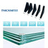 UoYu 20 Pcs Corner Protectors, Shape Triple-cornered Glass Table Corner Protector Cushion, 6mm x 50mm