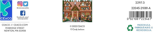 Ceaco - Woof N Wag - North Woof Inn - 300 Piece Jigsaw Puzzle for Kids and Adults