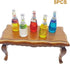Dollhouse Kitchen Accessories Food, 1:12 Scale Miniature Beverage Bottles for Table Decoration (Five Drinks)