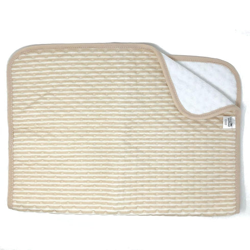 Waterproof Baby Changing Pad Soft Cotton Top, Leakproof TPU Back, Reusable &