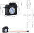 2.1g 180 DM-S0020 4.8-6V (10PCS) Mini Micro Servo Motor Rotation Plastic Gear Servo for RC Car Airplane Helicopter