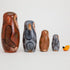 Bits and Pieces - Nesting Monkeys - Hand Painted Wooden Nesting Dolls - Set of 5 Dolls from 6" Tall