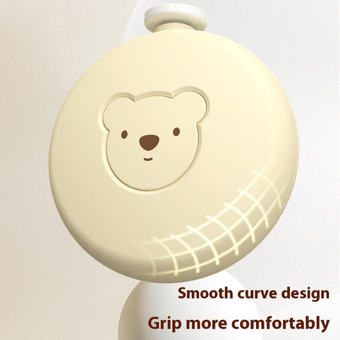 SHINLHUA Set: 6 Trimmer Newborn Electric Care Gentle Grinding Heads, & Compact Storage Quiet Nails Polisher Round Tool