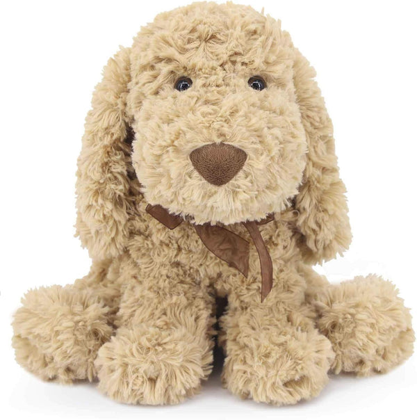 WEIGEDU Poodle Puppy Goldendoodle Stuffed Animal, Adorable Toy Dog Labradoodle Plush for