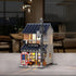 Set 1219pcs RAVAYO Japanese Tea House Mini Building with LED - Japanese Street View Simulation Architecture