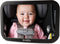 Leo and Ella Baby Car Mirror, Certified Crash Tested for Rear Facing Baby Car Seat, Shatterproof with Adjustable Mount
