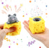 6 Pack Cheese Toy Stress Cheese Rat Toy, Sensory Anxiety Relief Office Toy Ball Fidget Toys for Birthday Stress Relief