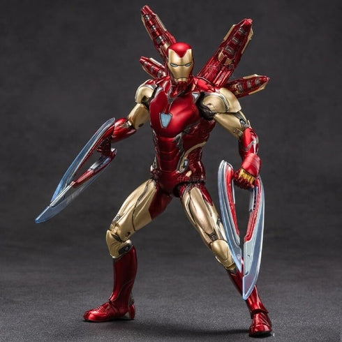 10th Anniversary 7 Inch Deluxe Collector Superhero Action Figure, Metal Painting, 20 Joints (MK85)