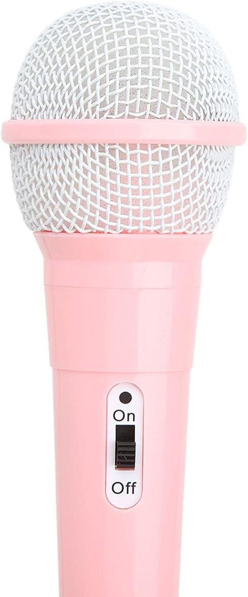 Zyyini Kids Wired Microphone, 3.5mm Jack, Lightweight, No Battery for Kids Singing Machine