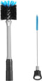 MOSOLAN 2-in-1 Bottle Brush with Straw Brush, Long Handle Water Bottle Scrubbing