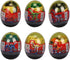 Anditoy 4 Pack Dinosaur Building Blocks Toys in Jumbo Eggs for Kids Boys Girls Easter Basket Stuffers Fillers Gifts