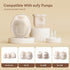 8PCS E10/E20/S1/S1 Duckbill Valves Compatible with eufy Pro Replacement Parts, Wearable Breast Pump Accessories